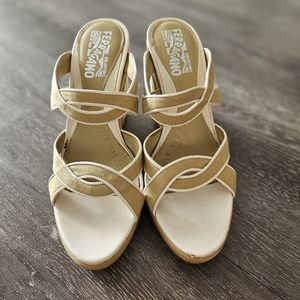 Ferragamo high wedges